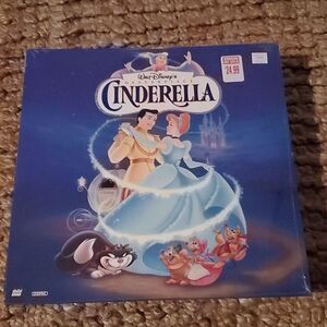 Walt Disney Cinderella Laser Disc Movie New and Sealed 1990's